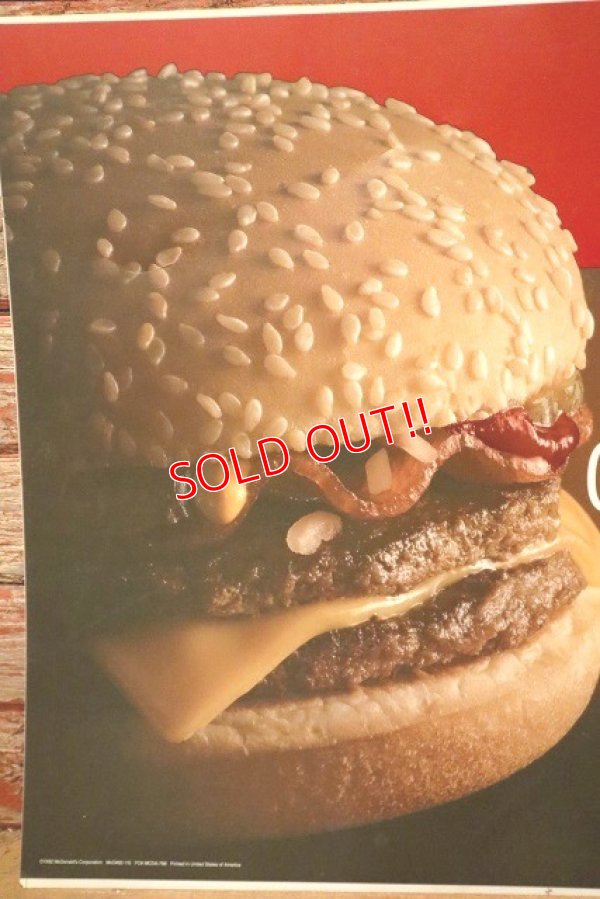 画像2: dp-230901-45 McDonald's / 1994 Translite "Bacon Double Cheeseburger"