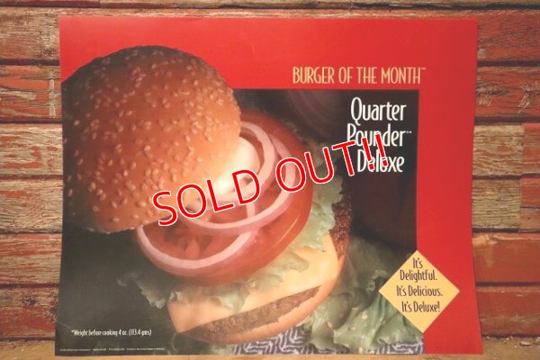 画像1: dp-230901-45 McDonald's / 1994 Translite "Quarter Pounder Delux"