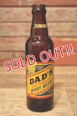 dp-231001-09 DAD'S ROOT BEER / 1950's "JUNIOR" SIZE 7 FL.OZ Bottle