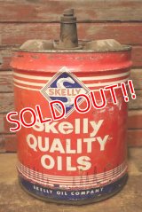 dp-230901-57 Skelly Quality Oil / 1970's 5 U.S.Gallons Oil Can