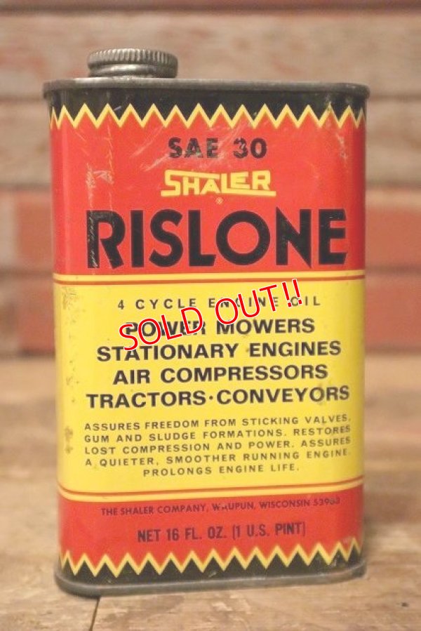 画像1: dp-230901-99 SHALER RISLONE / 4 CYCLE ENGINE OIL 16 FL.OZ Can