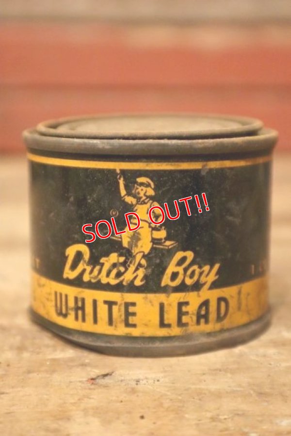 画像1: dp-231012-41 Dutch Boy / 1960's WHITE LEAD Can