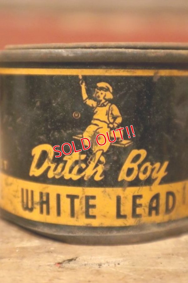 画像2: dp-231012-41 Dutch Boy / 1960's WHITE LEAD Can