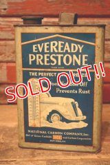 dp-231012-38 EVEREADY PRESTONE / 1930's THE PERFECT ANTI-FREEZE ONE U.S.GALLON CAN