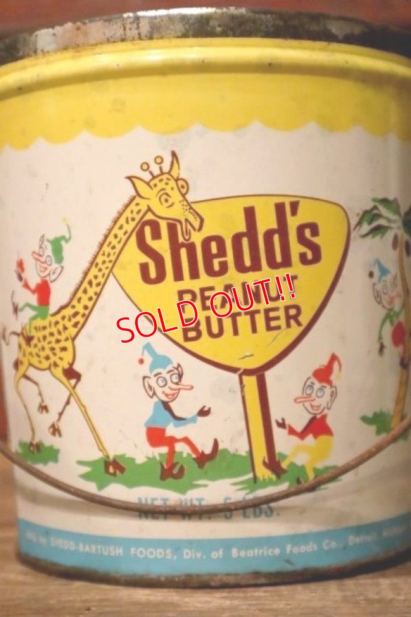 画像2: dp-231016-17 Shedd's PEAUTS BUTTER / 1960's Tin Can