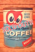 dp-231016-16 RED OWL Harvest Queen COFFEE / Vintage Tin Can