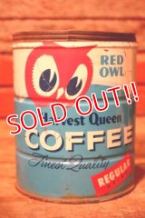 dp-231016-16 RED OWL Harvest Queen COFFEE / Vintage Tin Can