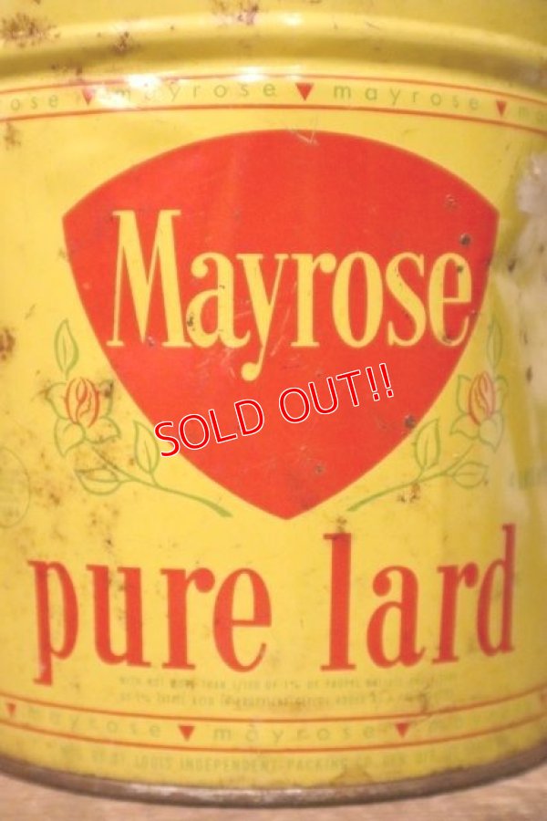 画像2: dp-231016-08 Mayrose Pure Lard / Vintage Tin Can