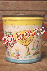 dp-231016-17 Shedd's PEAUTS BUTTER / 1960's Tin Can