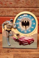 ct-231001-43 BATMAN & ROBIN / Janex Corp. 1974 Talking Clock