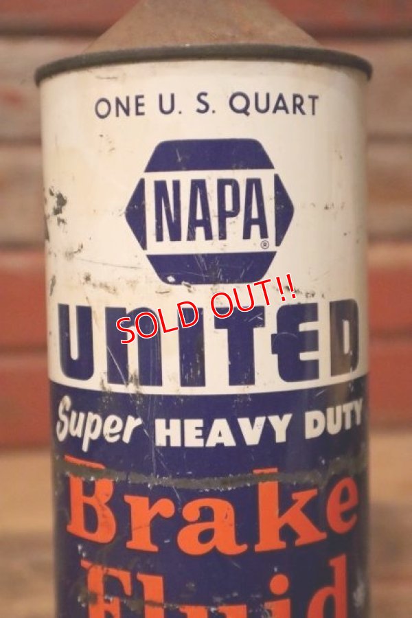 画像2: dp-231012-39 NAPA UNITED Super HEAVY DUTY Brake Fluid ONE U.S. QUART CAN