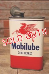 dp-231012-45 Mobilube / 1950's-1960's GX90 OUTBOARD GEAR OIL CAN