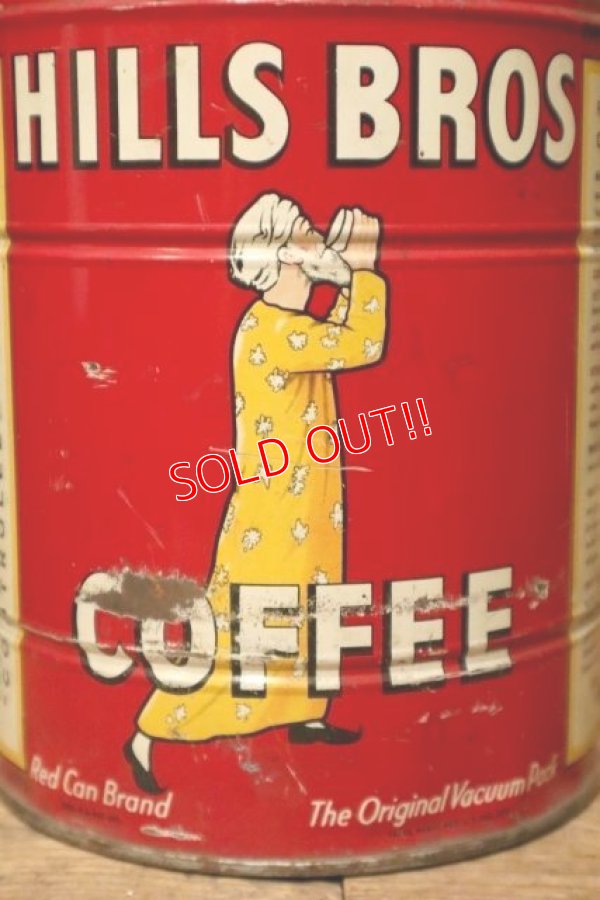 画像2: dp-231016-29 HILLS BROS COFFEE / Vintage Tin Can