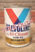 dp-231012-74 VALVOLINE / All-Climate 10W-40 U.S. ONE QUART MOTOR OIL CAN