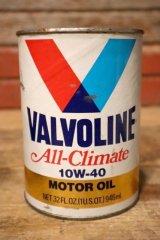 dp-231012-74 VALVOLINE / All-Climate 10W-40 U.S. ONE QUART MOTOR OIL CAN