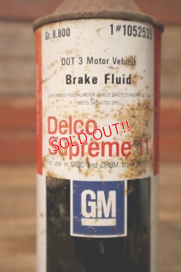 画像2: dp-231012-125 GM / Delco Supreme 11 Brake Fluid Can