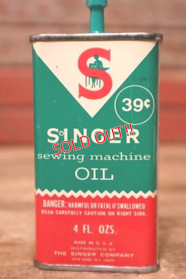 画像2: dp-231101-19 SINGER / Vintage Sewing Machine Handy Oil Can