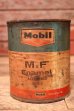 画像1: dp-231012-07 Mobil / 1960's M&F Enamel ACCCENT RED Can (1)