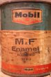 画像2: dp-231012-07 Mobil / 1960's M&F Enamel ACCCENT RED Can (2)