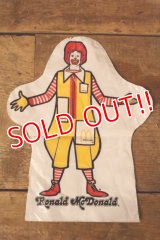 dp-230901-45 Ronald McDonald / 1976 Vinyl Puppet