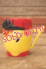 ct-231206-25 Pillsbury / 1960's Funny Face Plastic Mug "Lefty Lemon"