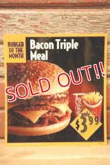 dp-230901-45 McDonald's / 1994 Translite "Bacon Triple Meal"