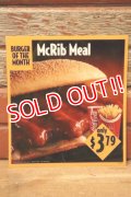 dp-230901-45 McDonald's / 1994 Translite "McRib Meal"