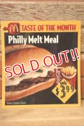 dp-230901-45 McDonald's / 1995 Translite "Philly Melt Melt"
