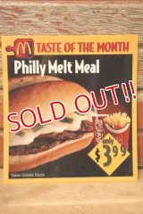 dp-230901-45 McDonald's / 1995 Translite "Philly Melt Melt"