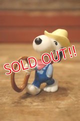 ct-231101-45 Snoopy / Schleich PVC Figure "Cowboy"