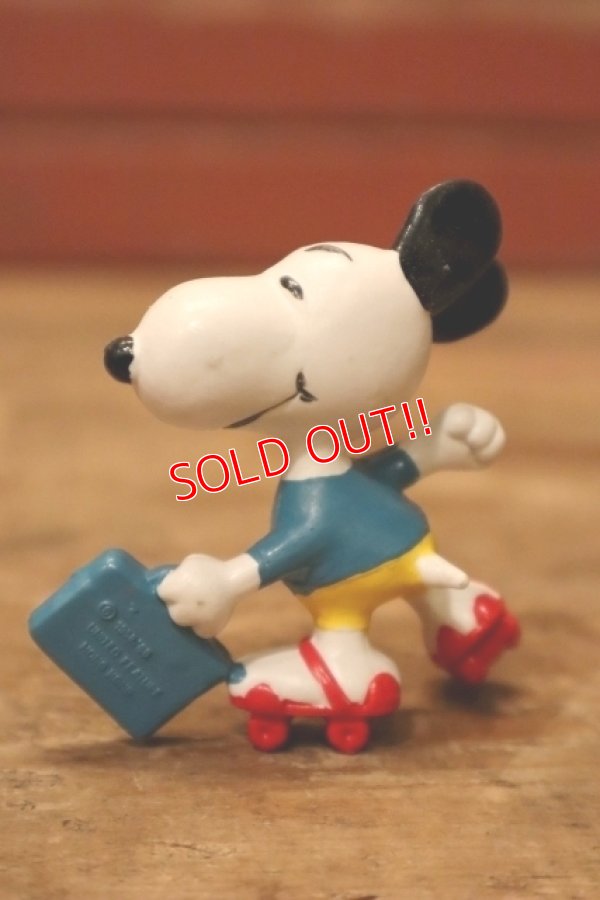 画像3: ct-231101-45 Snoopy / Schleich PVC Figure "Roller Skates"