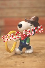 ct-231101-45 Snoopy / Schleich PVC Figure "Cowboy"