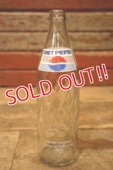 dp-240101-54 DIET PEPSI / 1980's 16.9 FL.OZ (500ml) Bottle