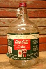 dp-240101-10 Coca-Cola / 1960's Gallon Soda Fountain Syrup Jug Bottle (C)