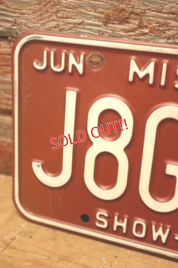 画像2: dp-201101-27 License Plate 1980's MISSOURI "J8G-836"