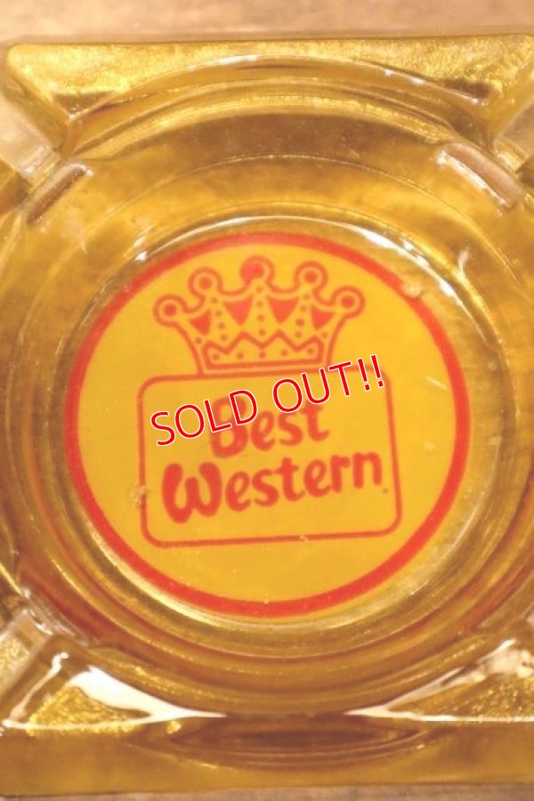 画像1: dp-240214-22 Best Western / Vintage Glass Ashtray