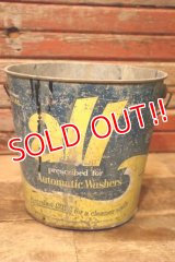 dp-240214-03 all / 1950's-1960's Laundry Detergent Galvanized Metal Bucket