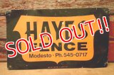 dp-240207-22 HAYES FENCE Metal Sign