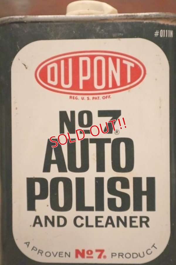 画像2: dp-240207-07 DU PONT / No7 AUTO POLISH AND CLEANER CAN