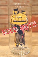 gs-240207-18 McDonald's / 1970's Collector Series "Mayor McCheese" Glass Error Print