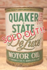 dp-240207-18 QUAKER STATE / De Luxe Motor Oil One U.S. Quart Can