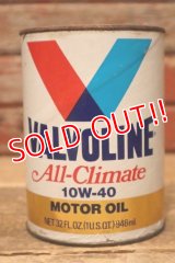 dp-240124-42 VALVOLINE / All-Climate 10W-40 U.S. ONE QUART MOTOR OIL CAN