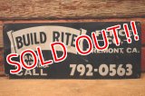 dp-240207-22 BUILD RITE FENCE CO. Metal Sign