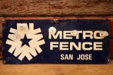 dp-240207-22 METRO FENCE Metal Sign