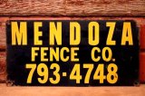 dp-240207-22 MENDOZA FENCE CO. Metal Sign