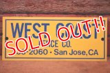 dp-240207-22 WEST COAST FENCE CO. Metal Sign