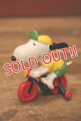 ct-240214-195 Snoopy / Schleich PVC Figure "Bicycle"