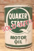 dp-240207-18 QUAKER STATE / 1950's-1960's MOTOR OIL One U.S. Quart Can