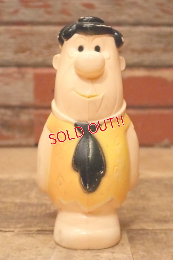 画像1: ct-240214-69 Fred Flintstone / 1960's Plastic Figure