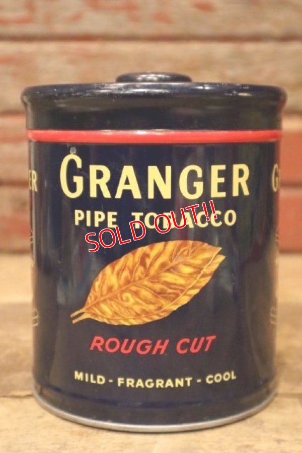 画像1: ct-230101-20 GRANGER / 1940's-1950's Pipe Tobacco Tin Can